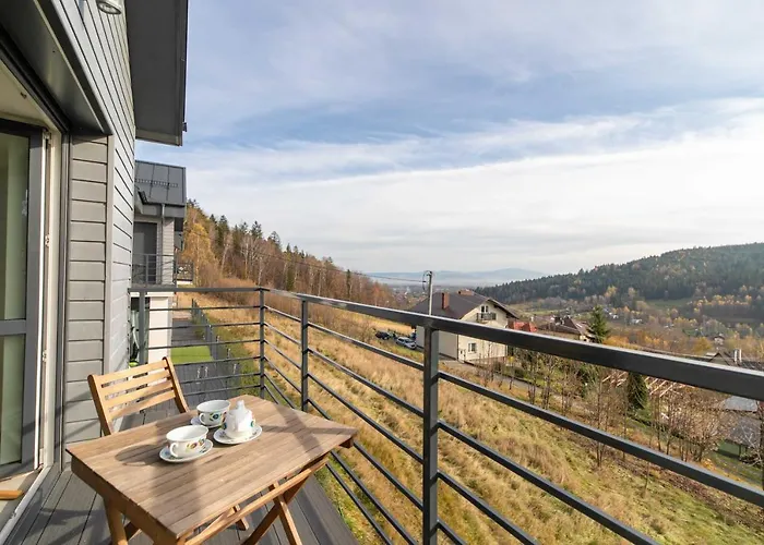 Na Szczycie Z Balkonem - Dream Lägenhet